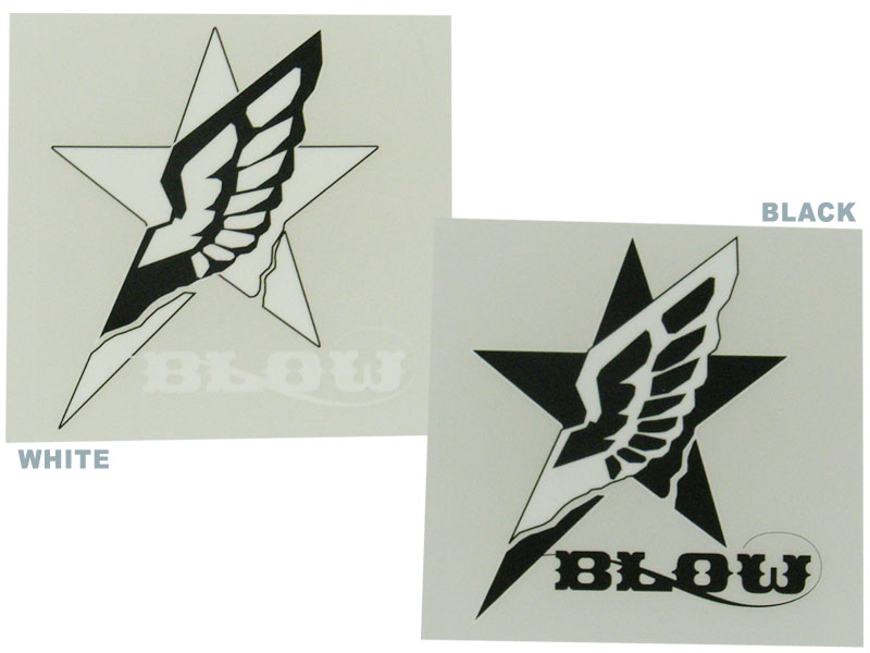 BLOW STAR WING STICKER